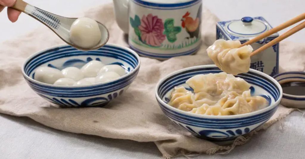 dumplings and tangyuan