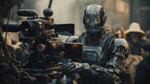 Cfr0z3n A Robot Stands Behind A Large Movie Camera Directing A 30c5e0ff C7f8 4030 911c 6d00e8ea2676.png